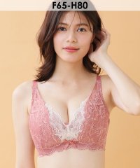 aimerfeel/エメフィール aimerfeel カシュクールレース脇高ブラ(R) 単品ブラジャー (FGHカップ) / ワイヤーブラジャー 補整下着 脇高ブラ 脇高設計 脇高/507918467