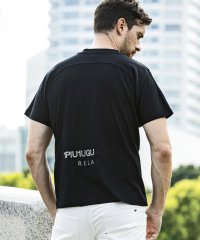 1PIU1UGUALE3 RELAX/ウノ ピゥ ウノ ウグァーレ トレ リラックス 1PIU1UGUALE3 RELAX バックプリント ラインストーンロゴ 半袖Tシャツ/507918479