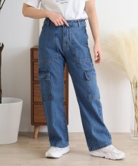 atONE/アットワン atONE ヴィンテージ風ポケット加工カーゴパンツ/507919033