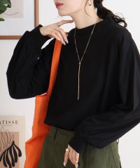 atONE/アットワン atONE バルーンスリーブモックネックトップ/507919038