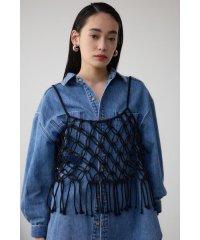 AZUL by moussy/マクラメキャミソール/507919249