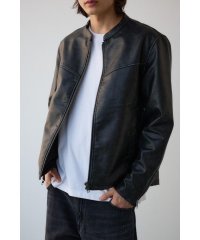 AZUL by moussy/ヴィンテージフェイクレザーライダースブルゾン/507919267