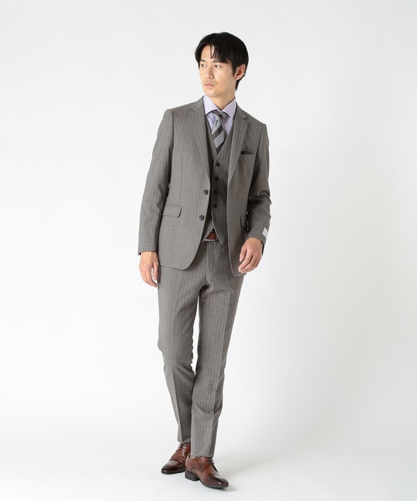 MEN'S BIGI ダークグレー スーツセット サイズ4 メンズビギ(Men's Bigi) | スーツセットアップ/ビジネス