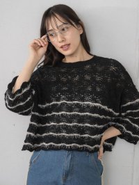 RETRO GIRL/レトロガール RETRO GIRL スカシボーダーNT/507920094