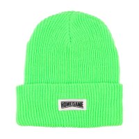 HOMEGAME/ホームゲーム HOMEGAME HOMEGAME － LONG BEANIE SAFETY GREEN【HG241402】/507920362