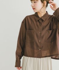 ITEMS URBAN RESEARCH/クロップドシアーシャツ/507920537