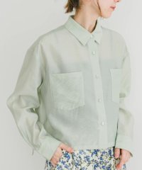 ITEMS URBAN RESEARCH/クロップドシアーシャツ/507920537