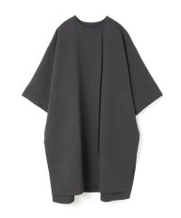 mizuiro ind/mizuiro ind ノーカラーハーフスリーブコート/507920666