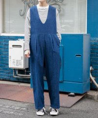 URBAN RESEARCH DOORS/FORK&SPOON　綿麻デニムオールインワン/507921139