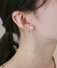 SMELLY/パールグラデーションチェーンイヤリング/507921219