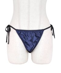 Retica/レティカ Retica サテン×ブラックレースTバック紐ショーツ単品【返品不可商品】/507921587