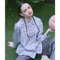F.i.n.t/フィント F i.n.t 【洗える】 フード付きビッグチェックシャツ/507921622