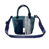 ROOTOTE/ルートート ROOTOTE フワフワ 軽量 メッシュ ヨコ型 ショルダー付 ミニ トートバッグ SC.ベビールー.ストライプ.ウエッファ－B 1085/507921665