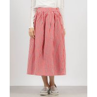 UNITED COLORS OF BENETTON/ユナイテッド カラーズ オブ ベネトン UNITED COLORS OF BENETTON. リネン混チェックミモレ丈スカート/507921688