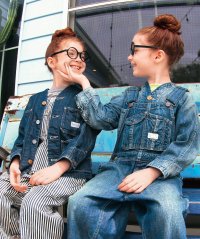 DENIM DUNGAREE/デニムダンガリー DENIM DUNGAREE 8oz Denim Collarless Coverall Jacket/507921811