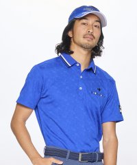 le coq sportif GOLF /ルコックスポルティフ ゴルフ le coq sportif golf カラーブロックグラフィックジャガード半袖ポロシャツ/507921814