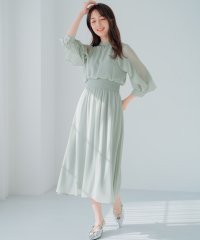 MISCH MASCH/ミッシュマッシュ MISCH MASCH 2025春夏新作 フリルスリーブシフォンワンピース/MM517408/507921865