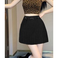 miniministore/ミニミニストア miniministore リボン付きプリーツミニスカートレディース/507921984