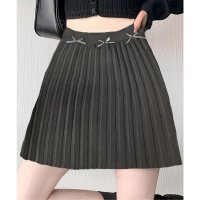 miniministore/ミニミニストア miniministore リボン付きプリーツミニスカートレディース/507921984