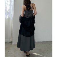 Louere/ルエレ Louere Louere バックレースアップフレアキャミワンピース/507922028