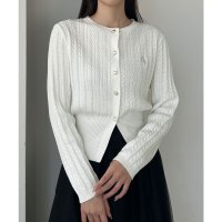 Louere/ルエレ Louere Louere ゴールドボタンケーブルニットカーディガン/507922031