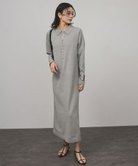 サロン　アダム　エ　ロペ/【WEB限定】スキッパーニットワンピース/507922045