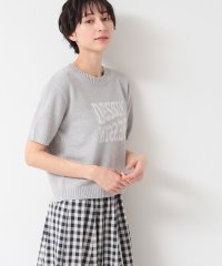 Dessin/【洗える】ロゴジャカード半袖ニット（S～L）/507922074