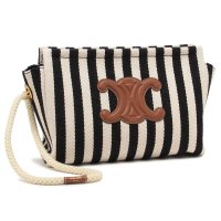 CELINE/セリーヌ CELINE ポーチ トリオンフ ホワイト ブラック レディース CELINE 10M552GDP 38AW/507922574