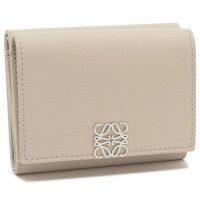 LOEWE/ロエベ LOEWE 三つ折り財布 アナグラムトリフォルド ミニ財布 ベージュ レディース LOEWE C821TR2X08 1769/507922594