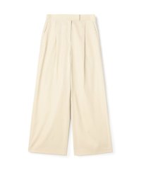 TOMORROWLAND collection/コットンギャバジン タックワイドパンツ/505987968