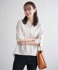 ikka/梨地ジョーゼットスキッパープルオーバー/507550320