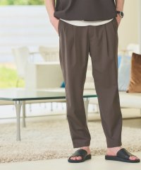 green label relaxing/ウォッシャブルトロ 2プリーツ 9分丈 ユーティリティパンツ W1 －ストレッチ・防シワ－/507893142
