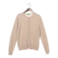 UNITED COLORS OF BENETTON/ユナイテッド カラーズ オブ ベネトン UNITED COLORS OF BENETTON. ヴァージンウール100％クルーネックカーディガン/507922799