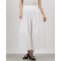 UNITED COLORS OF BENETTON/ユナイテッド カラーズ オブ ベネトン UNITED COLORS OF BENETTON. アイレットレースミモレ丈ギャザースカート/507922821