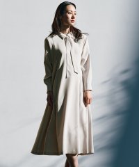 NIJYUSANKU（LARGE SIZE）/【VERYコラボ】トリアセダブルジョーゼット つけ襟 ボウタイワンピース/507923373
