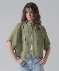 AVIREX/《WOMAN/直営店限定》EMBROIDERY SHEER SHIRT/刺繍シアーシャツ/507923517