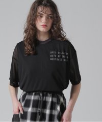 AVIREX/《WOMAN/直営店限定》SHEER LAYERED PRINT T－SHIRT/シアーレイヤード プリントTシャツ/507923519
