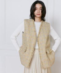 INED/イネド INED 《大きいサイズ》ツイードジレ《Lanificico Campore》/507923563