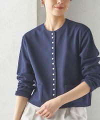 SHIPS WOMEN/〈手洗い可能〉ブークレ ダブル ニット パールモチーフボタン カーディガン/507924164