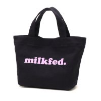 MILK FED/ミルクフェド MILKFED. トートバッグ レディース キャンバス ブランド 小さめ 軽量 軽い マチ 横 横型 ミニ ミニトート お弁当バッグ 可愛い おし/507924246