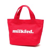 MILK FED/ミルクフェド MILKFED. トートバッグ レディース キャンバス ブランド 小さめ 軽量 軽い マチ 横 横型 ミニ ミニトート お弁当バッグ 可愛い おし/507924246