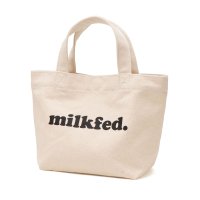 MILK FED/ミルクフェド MILKFED. トートバッグ レディース キャンバス ブランド 小さめ 軽量 軽い マチ 横 横型 ミニ ミニトート お弁当バッグ 可愛い おし/507924246