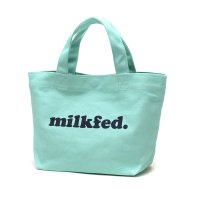 MILK FED/ミルクフェド MILKFED. トートバッグ レディース キャンバス ブランド 小さめ 軽量 軽い マチ 横 横型 ミニ ミニトート お弁当バッグ 可愛い おし/507924246