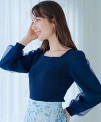 MISCH MASCH/ミッシュマッシュ MISCH MASCH 2025春夏新作 レースシアー袖2wayニット/MM518307/507924257
