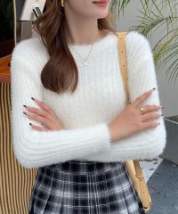 Grandeir/グランディール Grandeir ふんわりシャギー長袖ニット/507924269