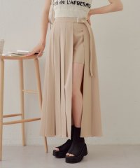 PAL OUTLET/【Chico】ラッププリーツロングスカート＋ショートパンツ/507926041