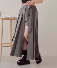 PAL OUTLET/【Chico】ラッププリーツロングスカート＋ショートパンツ/507926041