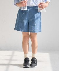 ROPE' PICNIC　KIDS/【KIDS/キッズ】リボン柄デニムピンタックパンツ/507926116