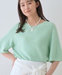 INDIVI/新色登場！【上品ラメ素材】フレアスリーブニット/507926176