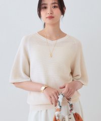 INDIVI/新色登場！【上品ラメ素材】フレアスリーブニット/507926176